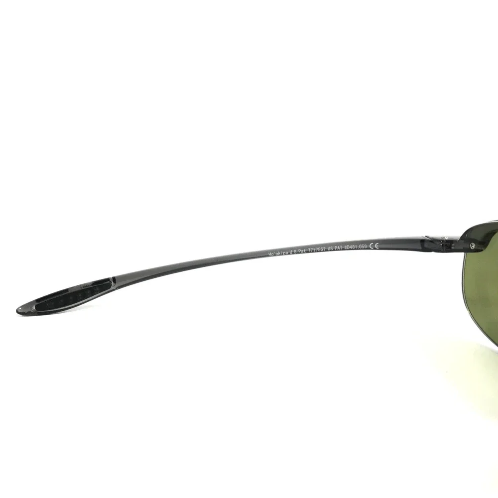 Maui Jim Sunglasses Ho'okipa MJ-407N Translucent Gray Frames w/ Maui HT Lenses